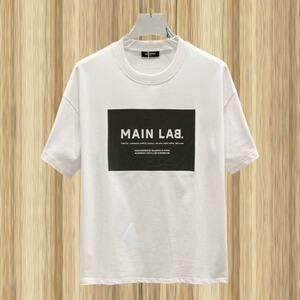 Balmain T-shirt round neck white short sleeves